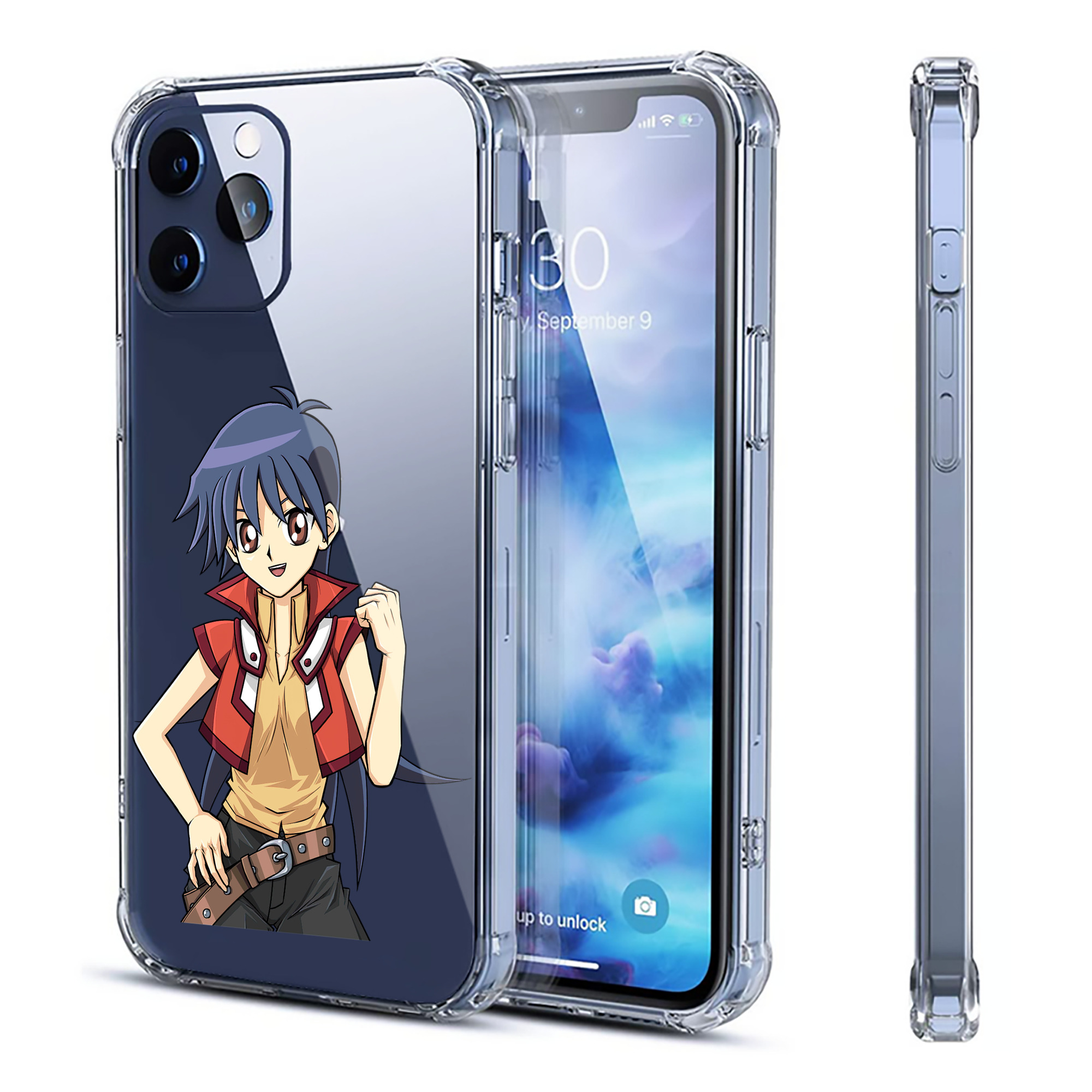 （画像用） 遊☆戯☆王 Yu-Gi-Oh! 【iPhone 12シリーズ対応】透明スマホケース（クリアソフトケース）
